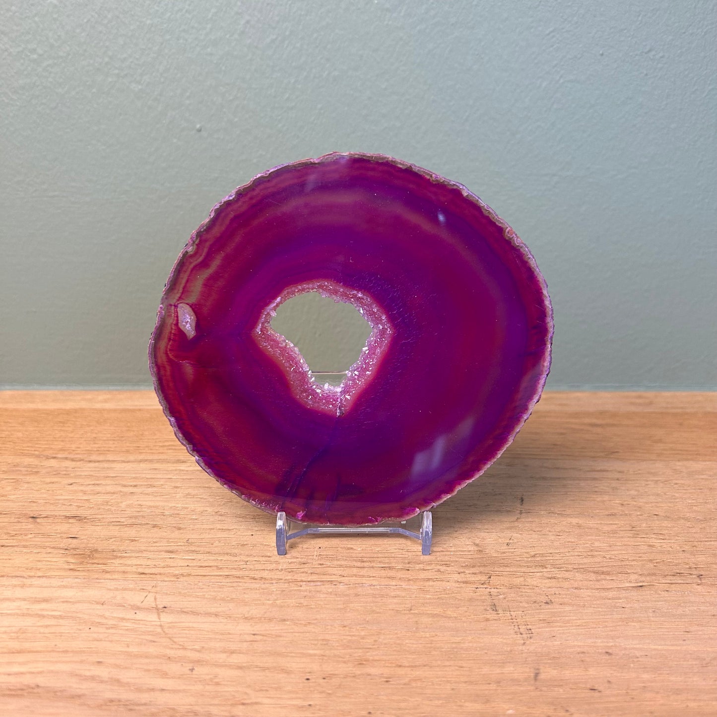 Agaatschijf Gekleurd 01