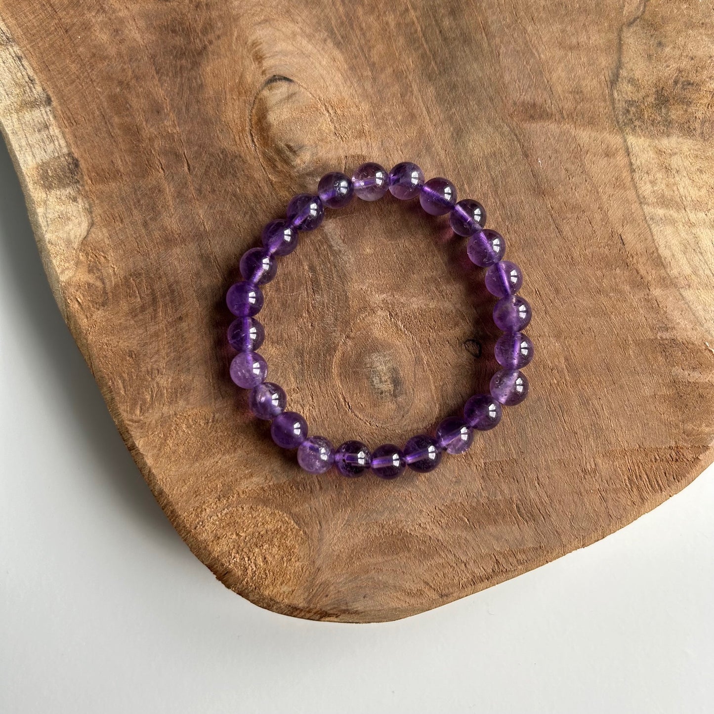 Amethist Kogelarmband