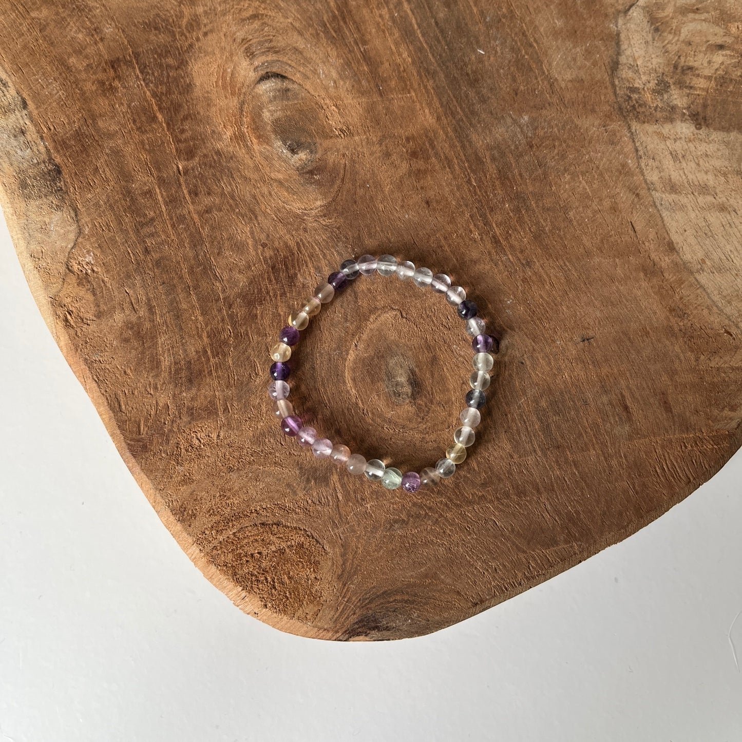 Fluoriet Kogelarmband