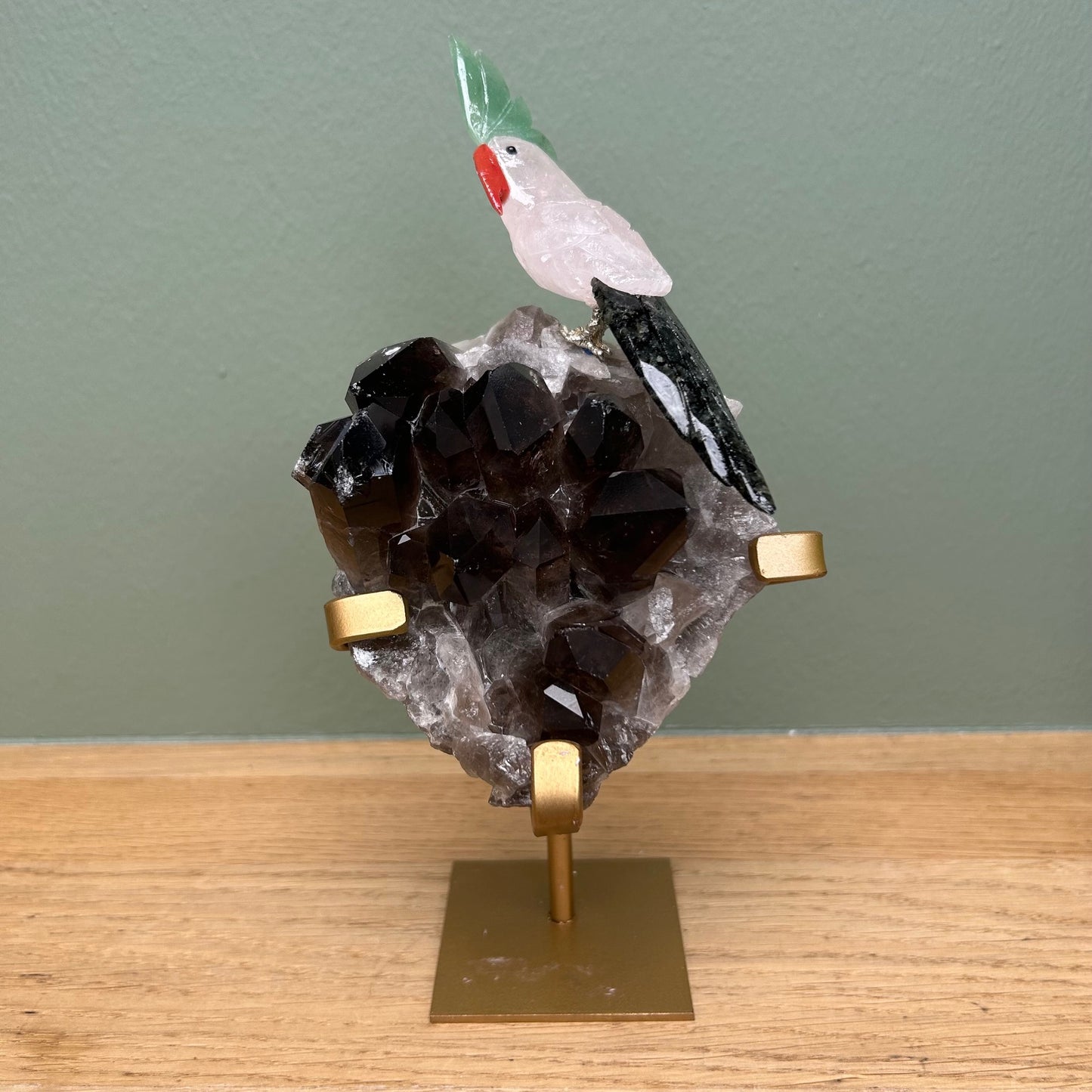 Rookkwarts met Vogel