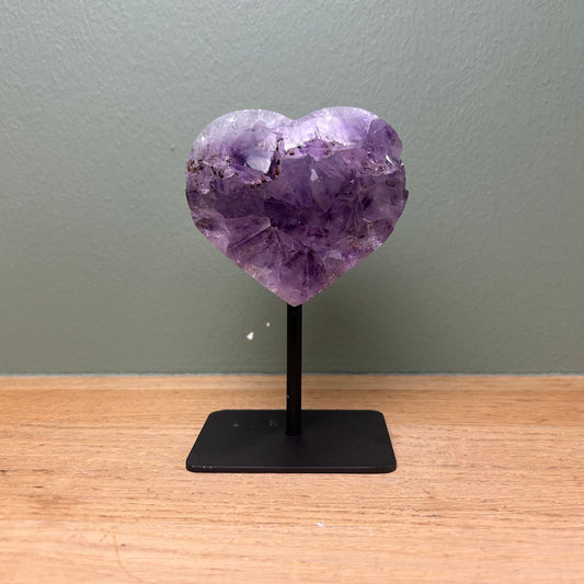 Amethist Hart op Standaard 02