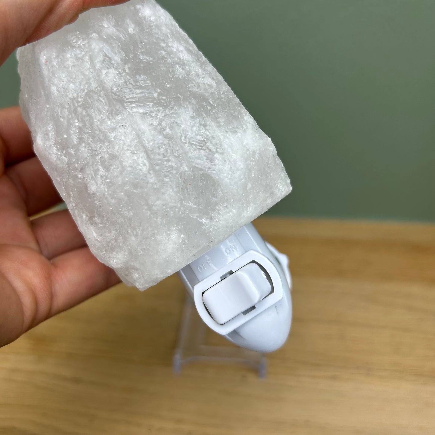 Himalaya Zout Nachtlamp Wit