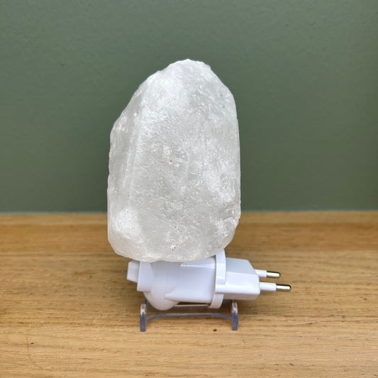 Himalaya Zout Nachtlamp Wit