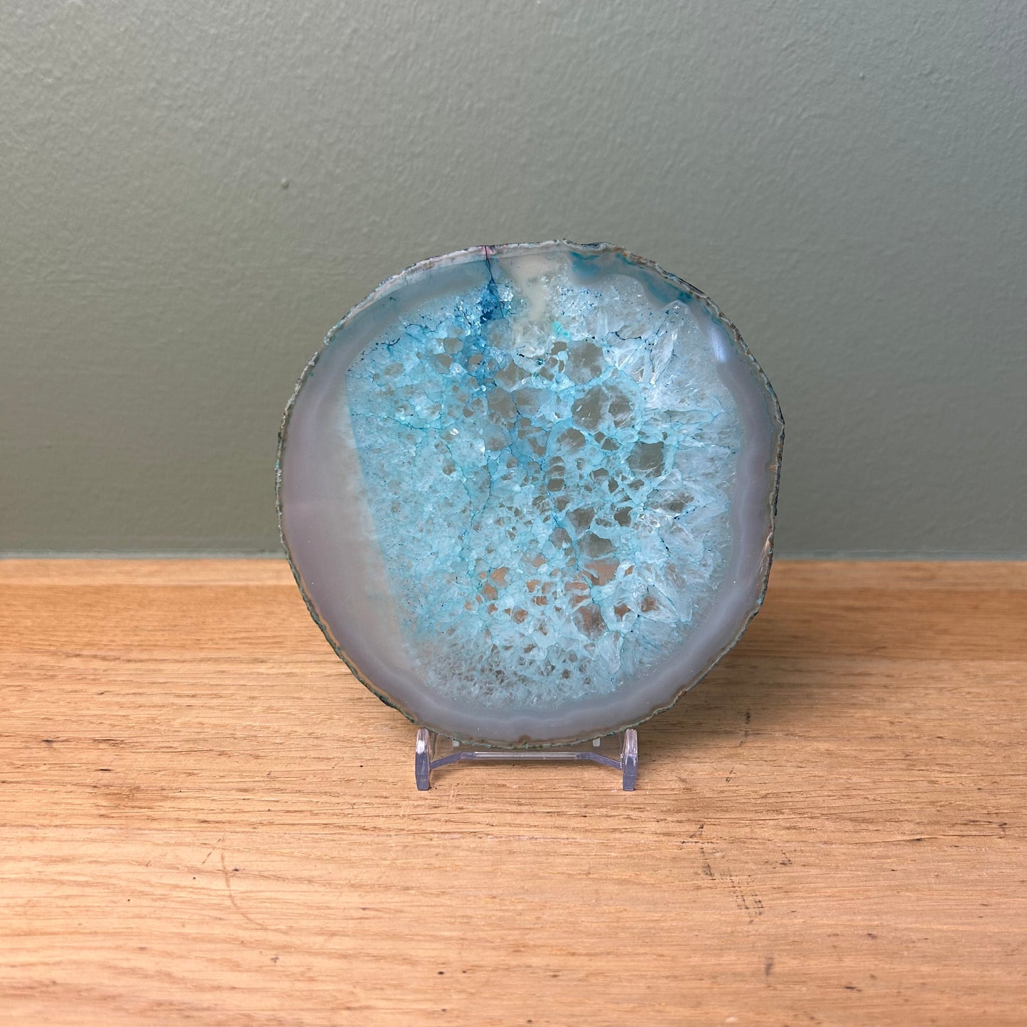 Agaatschijf Gekleurd 09