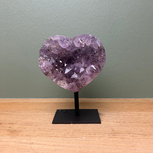 Amethist Hart op Standaard 03