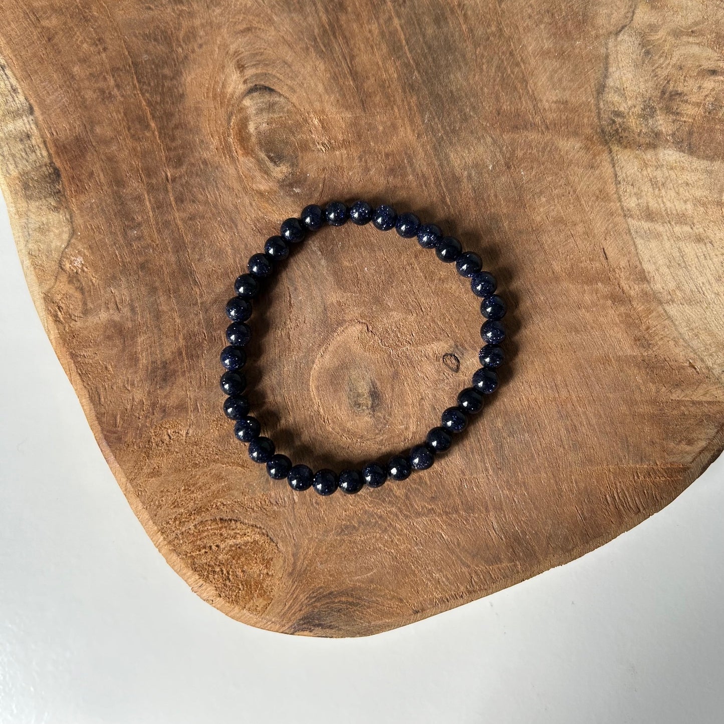 Blauwe Goudsteen Kogelarmband