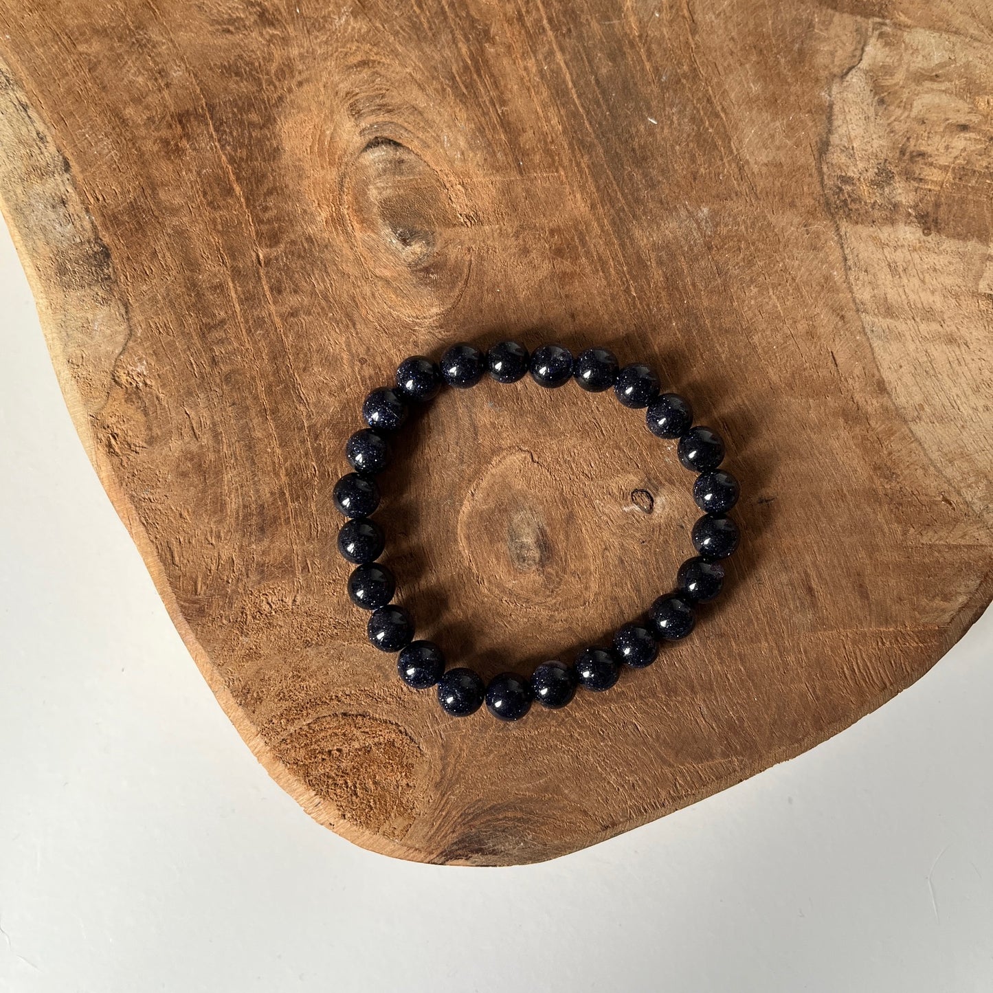 Blauwe Goudsteen Kogelarmband