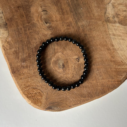 Obsidiaan Kogelarmband